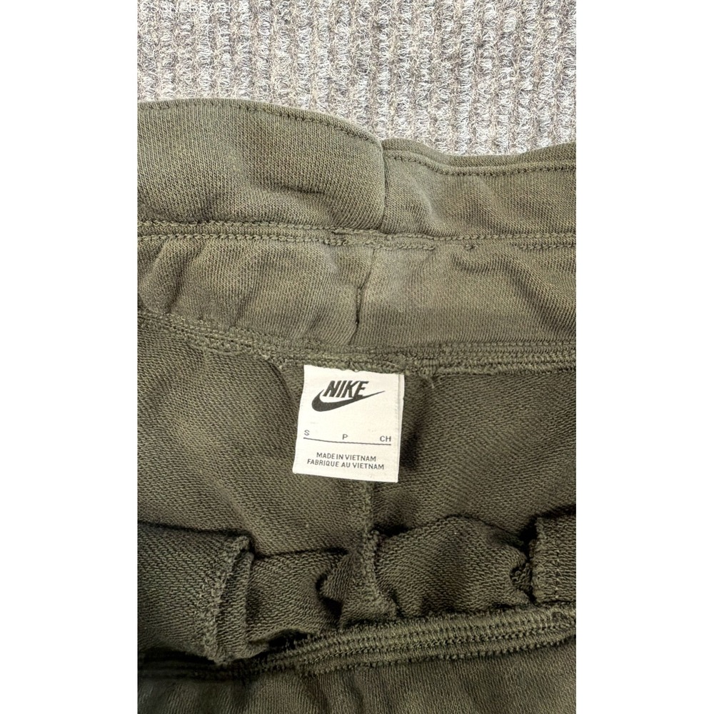 Nike‎ Olive Green Sportswear Modern High Waist Fleece Open Hem Sweatpants - S - Picture 4 of 9